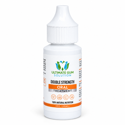 Ultimate Gum Solution Double Strength, 1 oz (30 ml) bottle